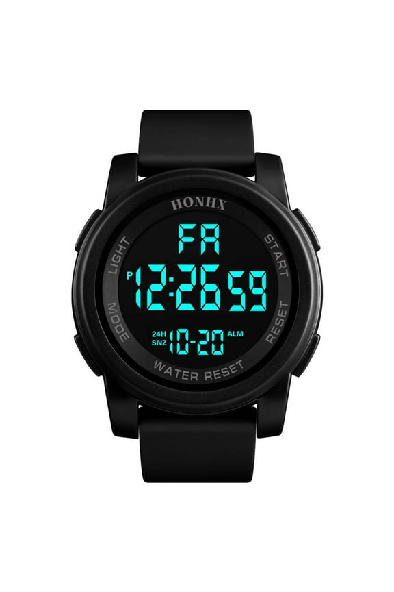 Jewelry VerPetridure 50M Waterproof Mens LED Watch Multifunction Sport Women Outdoor Electronic Watch