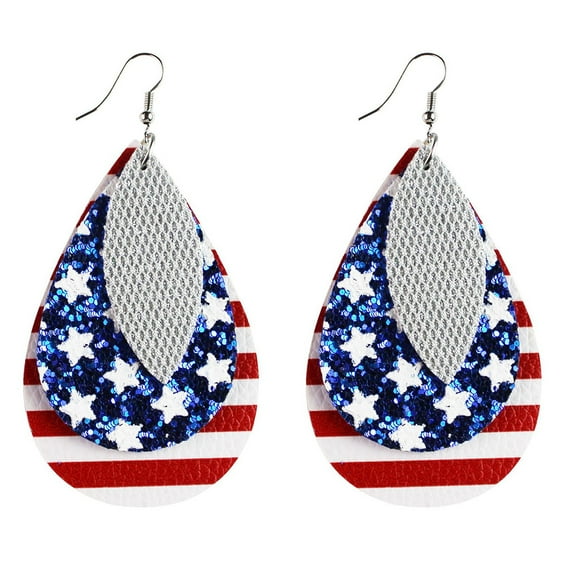 Jewelry VerPetridure American Independence Day Earring Women Earrings Accessories Gifts