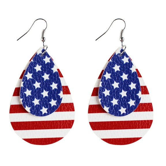 Jewelry VerPetridure American Independence Day Earring Women Earrings Accessories Gifts