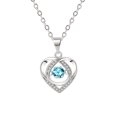 thumbnail image 1 of Clearance Jewelry Under $5 VerPetridure Beating Heart Necklace Female Heart Clavicle Chain Gift Pendant, 1 of 3