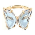 thumbnail image 1 of Jewelry VerPetridure Butterfly Color Transparent Living Ring Super Immortal Ring, 1 of 3