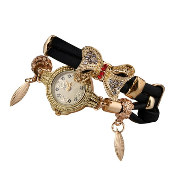 Jewelry VerPetridure Butterfly Retro Rhinestone Bracelet Watches Women Lovely Wedding Quartz Watches
