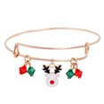 thumbnail image 1 of Jewelry VerPetridure Christmas Bracelet Charms For Women Girls Thanksgiving Holiday Bell Santa Expandable Crystal Bracelet Jewelry, 1 of 2