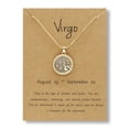 thumbnail image 1 of Jewelry VerPetridure Coin Chain Golden Day And Night Twelve Constellation Necklace Couple Necklace, 1 of 1