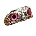 thumbnail image 1 of Jewelry VerPetridure Creative Multicolour Cat's Eye Owl Ring Foreign Trade Unique Cute Animal Ring, 1 of 1