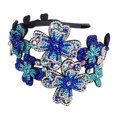 thumbnail image 1 of Clearance Jewelry Under $5 VerPetridure Crystal Flower Headband Women Sparkling Hair Band Crystal Accessory, 1 of 4