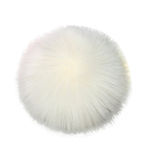 Jewelry VerPetridure DIY Faux Fox Fur Fluffy Pompom Ball for Knitting Hat Hats