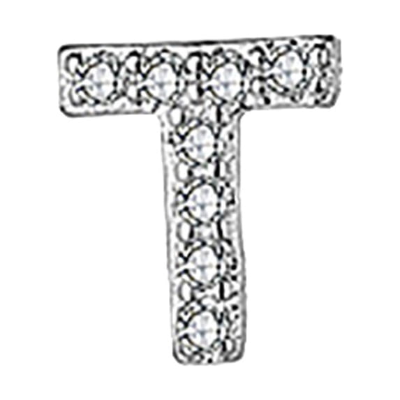 Jewelry VerPetridure Earrings for Women Initial Stud Earring zircon 5mm AZ Capital Letter
