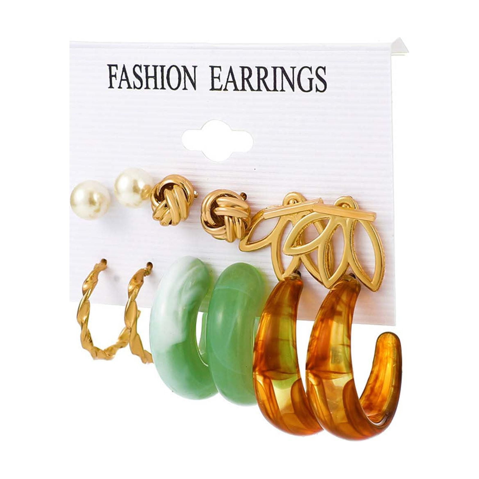 Clearance Jewelry Under 5 VerPetridure Exaggerated Metal Geometric