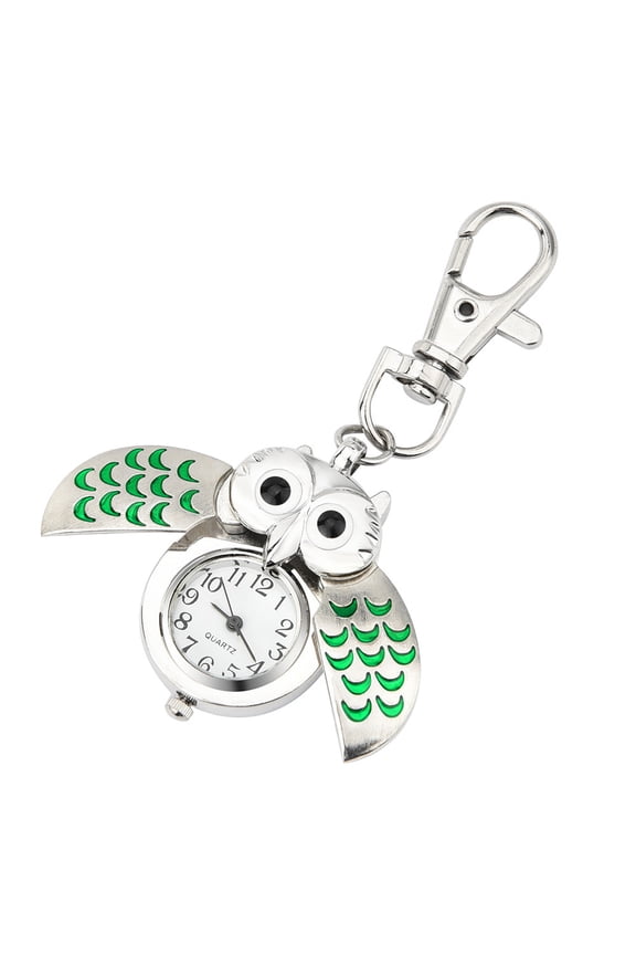 Jewelry VerPetridure Gorgeous Owl Watch Clip Pocket Keychain