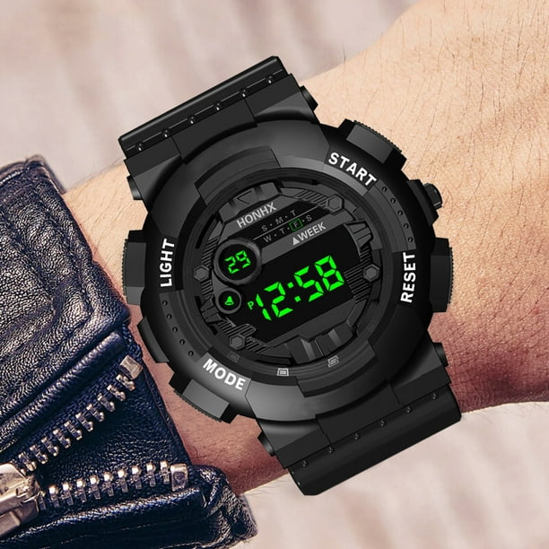 Clearance Jewelry Under 5 VerPetridure HONHX Luxury Mens Digital LED Watch Date Sport Men Outdoor Electronic Watch Walmart Business Supplies