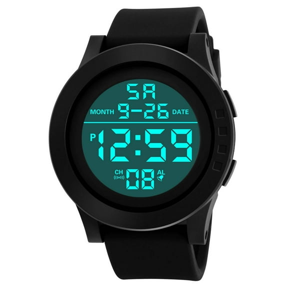 Jewelry VerPetridure HONHX Mens LED Digital Display Watch Date Sport Women Outdoor Electronic Watch