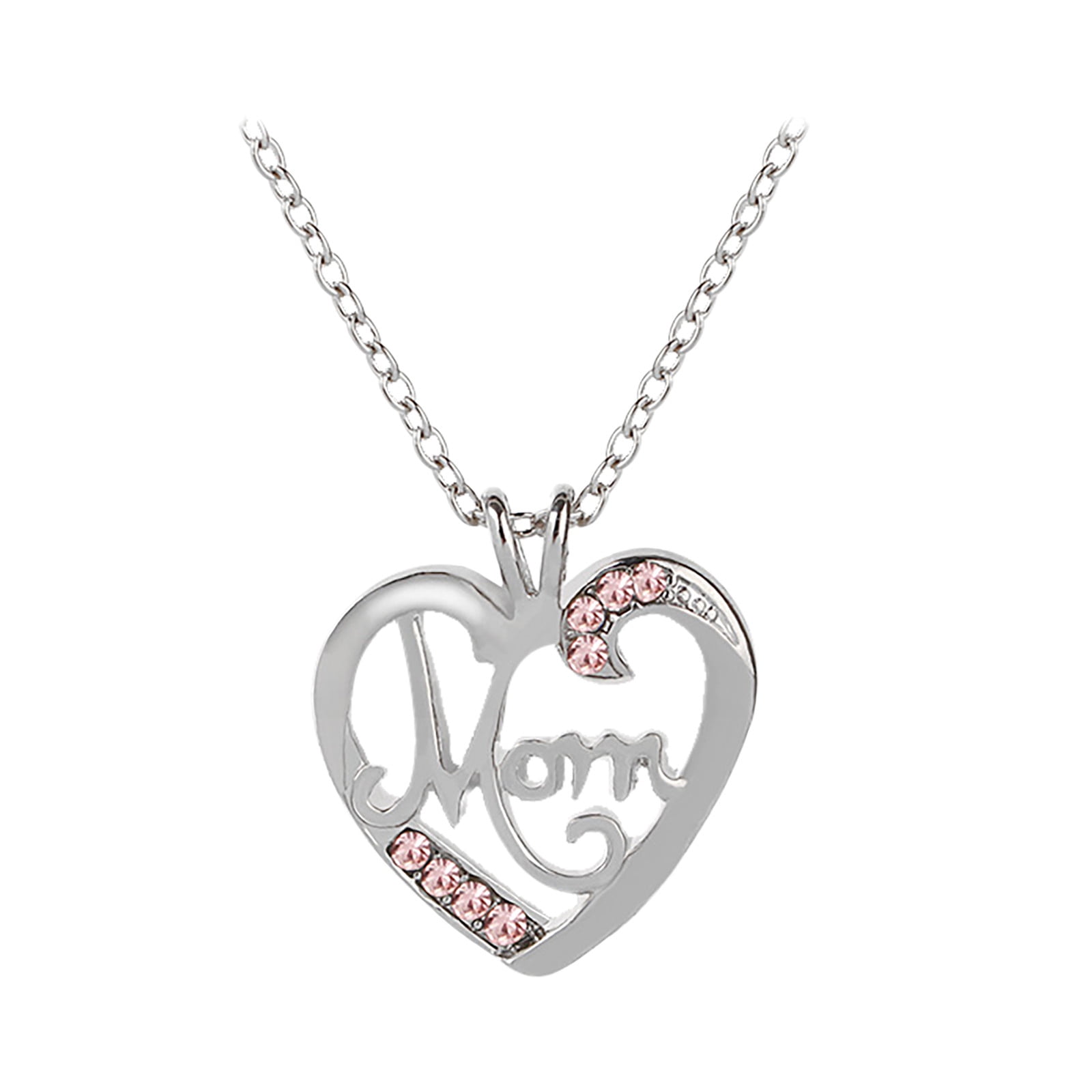 Clearance Jewelry Under 5 VerPetridure Heart Shaped Crystal Pendant