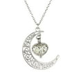 thumbnail image 1 of Jewelry VerPetridure Hollow Moon Heart Pendant Necklace Luminous Love Luminous Stone Pendant, 1 of 2