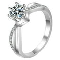 thumbnail image 1 of Jewelry VerPetridure Jewelry Rings for Women Romantic Wedding Band Jewelry Christmas Gift, 1 of 6