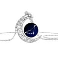 thumbnail image 1 of Jewelry VerPetridure Lovers Universe 12 Constellation Moon Necklace Time Pendant Necklace, 1 of 2