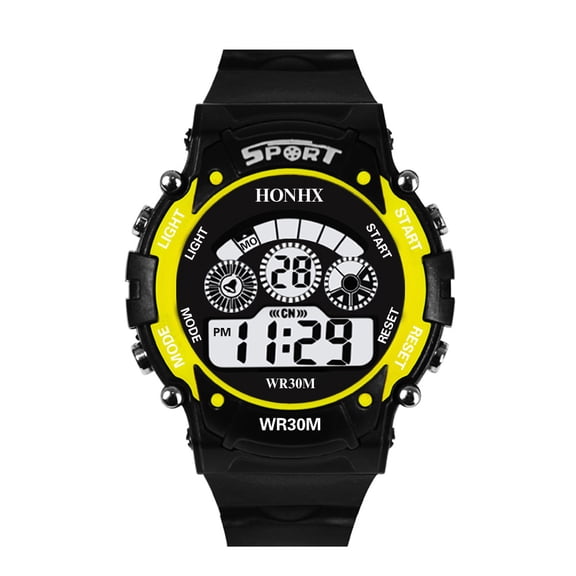 Jewelry VerPetridure Mens Digital LED Analog Quartz Alarm Date Sports Wrist Watch