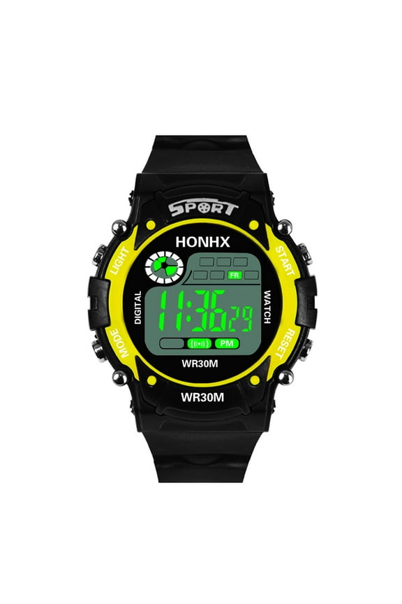 Jewelry VerPetridure Mens Digital LED Analog Quartz Alarm Date Sports Wrist Watch