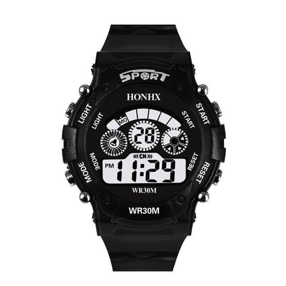 Jewelry VerPetridure Mens Digital LED Analog Quartz Alarm Date Sports Wrist Watch