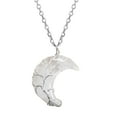 thumbnail image 1 of Jewelry VerPetridure Moon Safety Long Life Lock Necklace able silver Necklace, 1 of 4