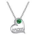 thumbnail image 1 of Jewelry VerPetridure Mother's Day Female Heart Necklace Exquisite Silver Plated Love Clavicle Chain, 1 of 2