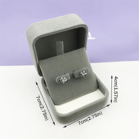 Clearance Jewelry Under $5 VerPetridure New Velvet Presentation Gift Jewellery Ring Necklace Bracelet Display Box Case