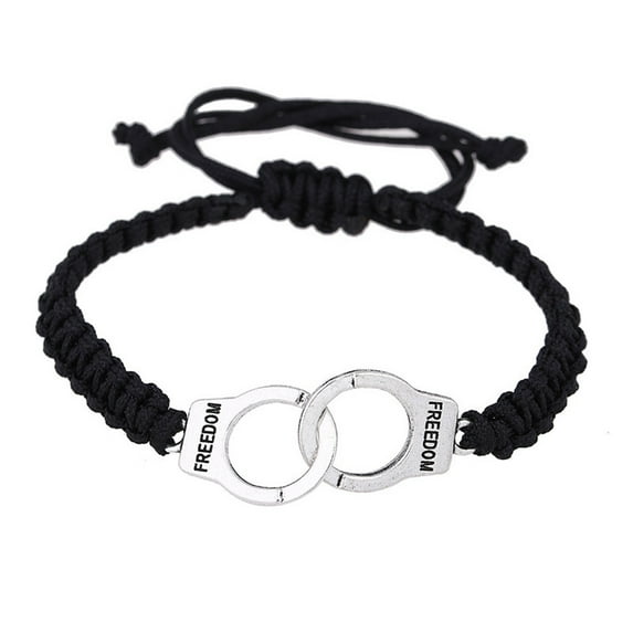 Jewelry VerPetridure New Women Bracelet Punk Braided Handcuffs Gift Fine Jewelry