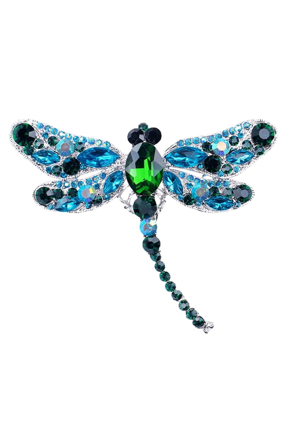 Jewelry VerPetridure Retro Crystal dragonflies brooch animals brooch for women Jewelry