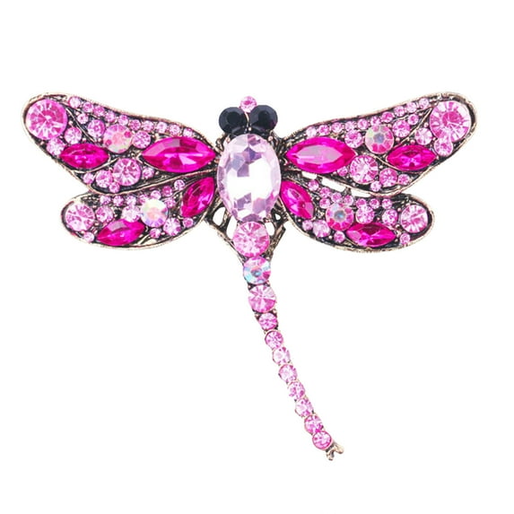 Jewelry VerPetridure Retro Crystal dragonflies brooch animals brooch for women Jewelry