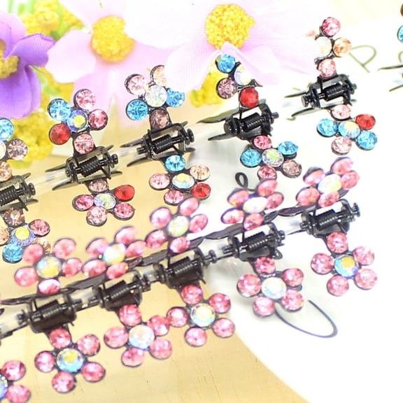 Jewelry VerPetridure Rhinestone Side Clip Small Hair Clip Hair Claw Sim-ple Bangs Clip Top Clip Hair