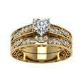 thumbnail image 1 of Jewelry VerPetridure Shiny Ring Moissanite Wedding Bridal Ring Eternal Promise Elegant Ring, 1 of 2