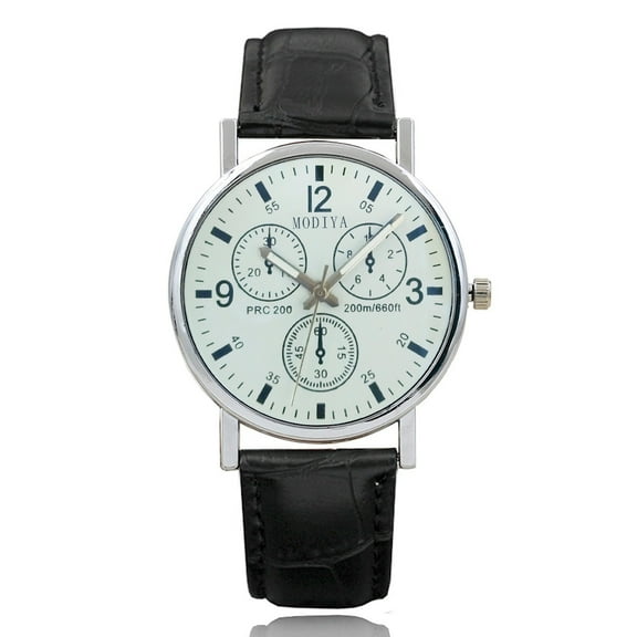 Jewelry VerPetridure Six Pin Watches Quartz Men's Watch Blue Glass Belt Watch Men