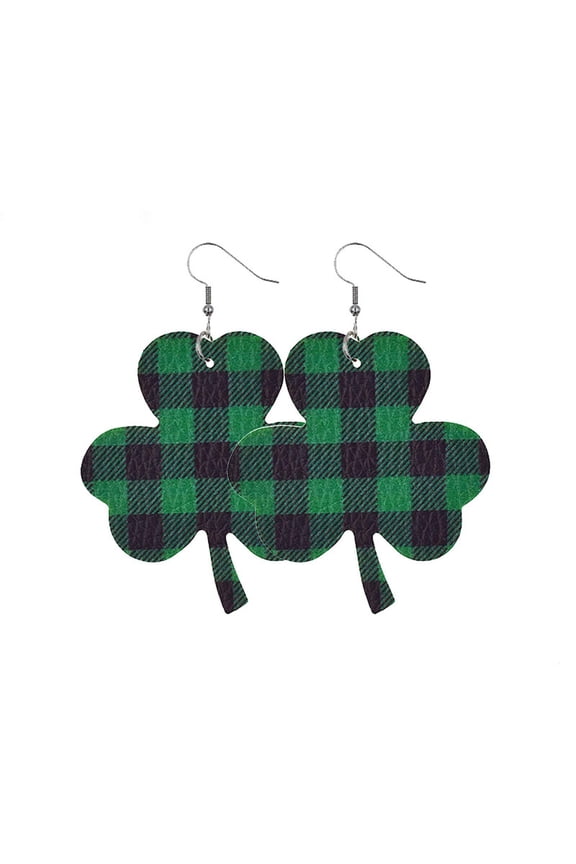 Jewelry VerPetridure St. Patrick Earrings Green Drop-shaped Earrings Jewelry Woman's Holiday Gift