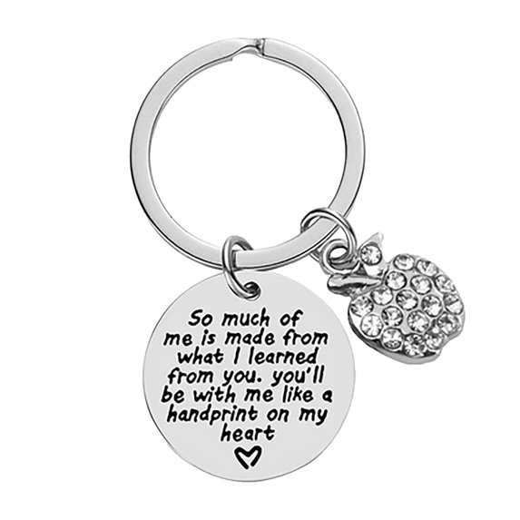 Clearance Jewelry Under $5 VerPetridure Teachers' Day Creative Personality Keychain Female Bag Hanging