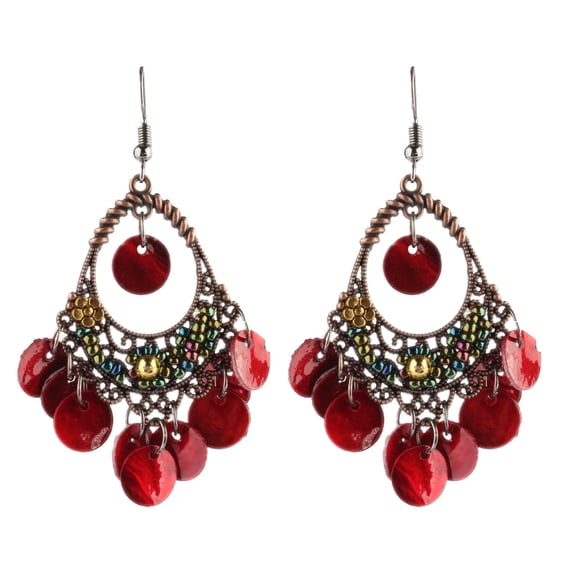 Clearance Jewelry Under $5 VerPetridure Vintage Style Colorful shells Earrings Jewelry for women