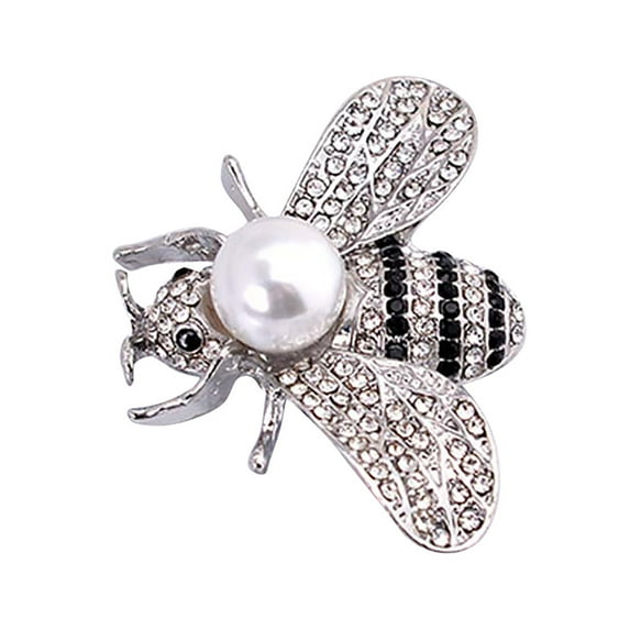 Jewelry VerPetridure Women Delicate Little Bee Brooches Crystal Pin Brooch Love Gifts