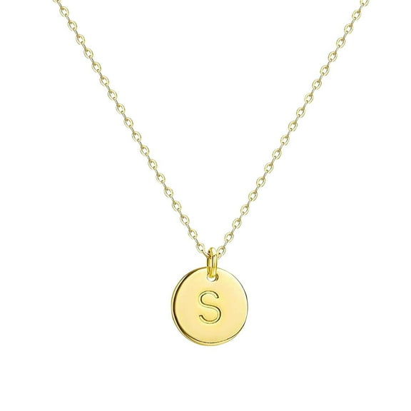 Jewelry VerPetridure Women Gift 26 English Letter Name Chain Pendant Necklaces Jewelry