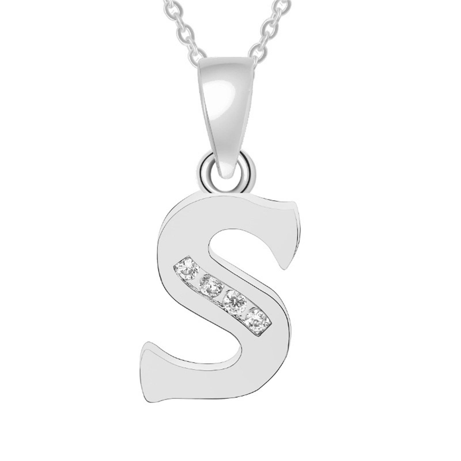 Clearance Jewelry Under 5 VerPetridure Women Gift 26 English Letter Name Chain Pendant