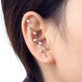 thumbnail image 1 of Jewelry VerPetridure Women Shiny Piercing Surrounds Auricle-Style Line Earring, 1 of 2