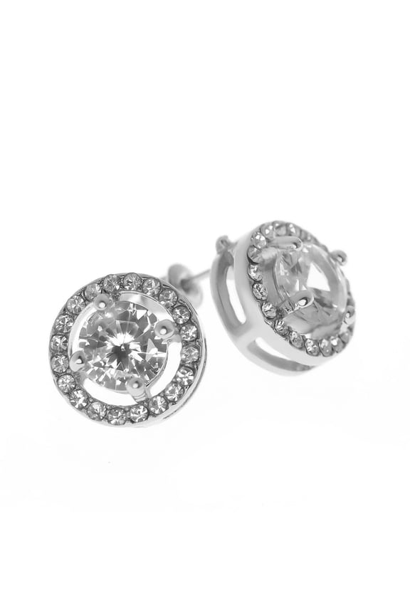 Jewelry VerPetridure Women Zircon Ear Studs Temperament Earrings Ear Clips Ladies Jewelry