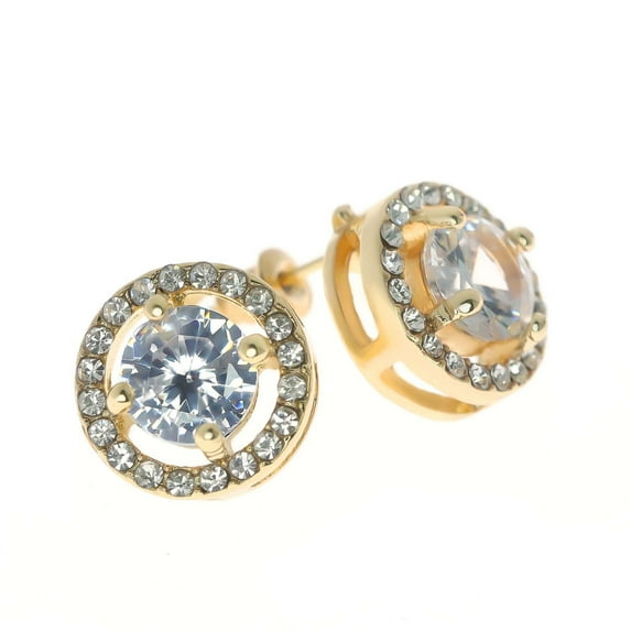 Jewelry VerPetridure Women Zircon Ear Studs Temperament Earrings Ear Clips Ladies Jewelry