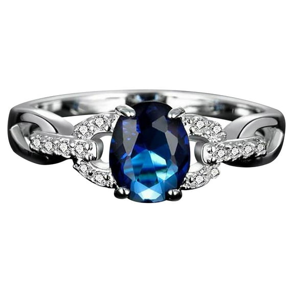 Clearance Jewelry Under $5 VerPetridure Women's Creative Diamond And Gemstone Style Ring