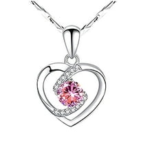 Jewelry VerPetridure able and new peach heart-shaped love pendant necklace