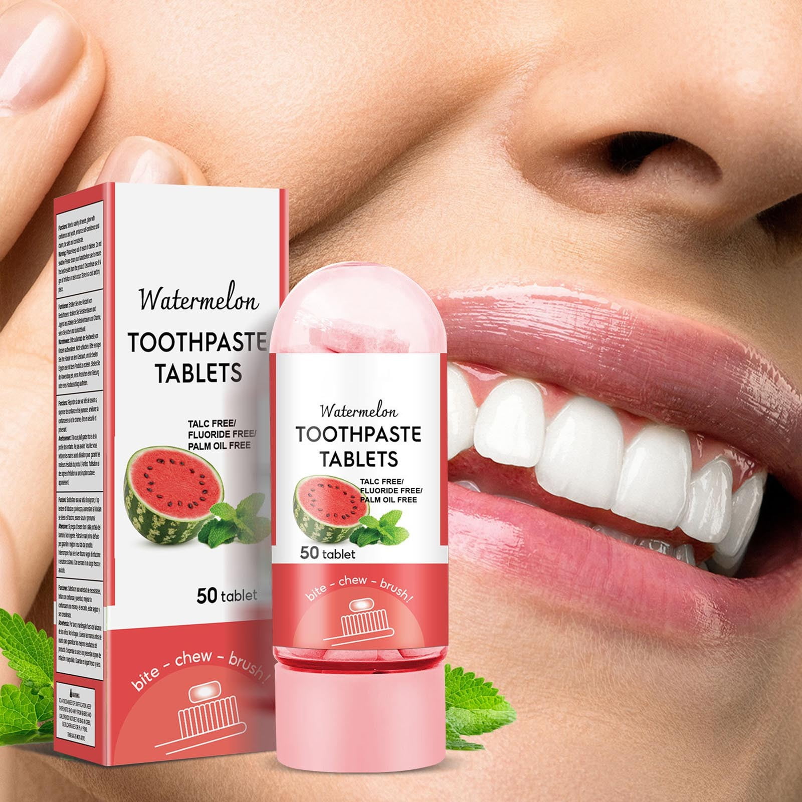 Clearance Jhbxhhd Toothpaste Whitening Watermelontoothpaste Tablets Eco