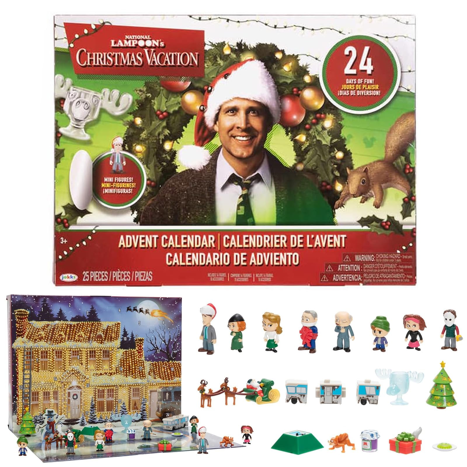 Clearance！Jiusan 2024 Christmas National Lampoon’s Calendar Countdown