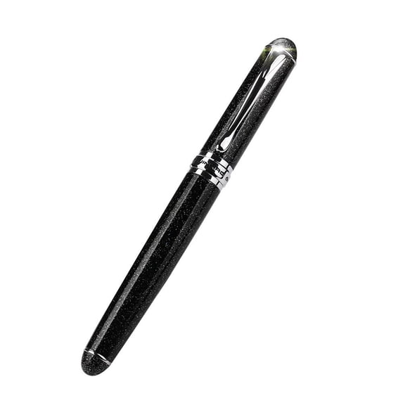 Clearance! Jiusan Glitter Highlighters Glitter Highlighter Markers Matte Frosted Deluxe Black JinHao X750 Fountain Pen 0.5mm Extra Fine Nib