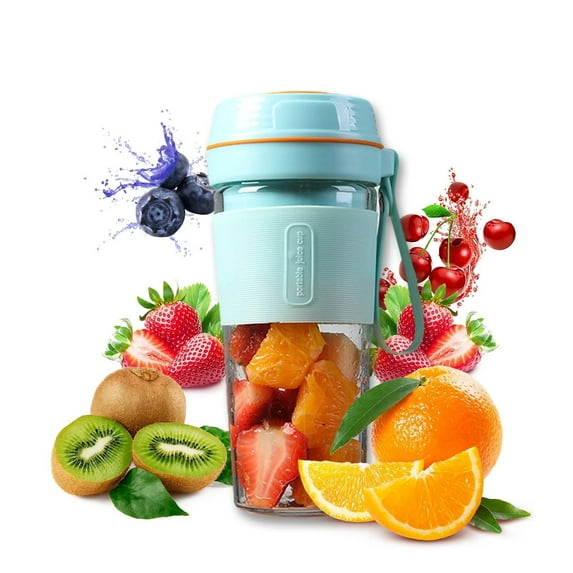 Clearance Juicer under $15 Of Home Appliances USB Rechargeable Fresh 270ml Mini Size Juicer Portable Shakes Cup 50w With Strong Power For Travel Kitchen And Camping Gifts