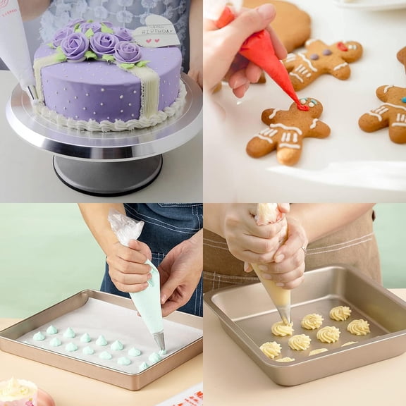 Clearance Juicer under $5,Large Thickened 100Pcs Disposable Tipless Piping Bags And Bag Icing Bags For Cookies Decorating Cupcake