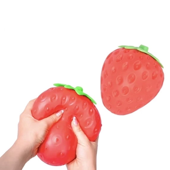 Clearance! Jumbo Strawberry Squishies, Slow Rising Kawaii Scented Squeeze Toys, Soft Stress Relief Squishy for Ki-ds Adults All Ages