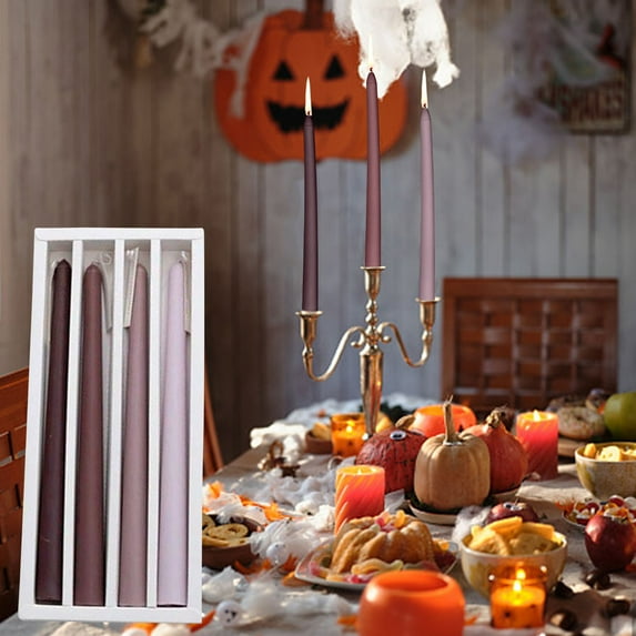 KITTEHIGM Taper Candles Long Pole, Tall Candle Sticks, Luxurious Aromatherapy Candle, Retro Colored Candles for Christmas, Wedding, Party and Home Décor Candlesticks Warehouse.Deals